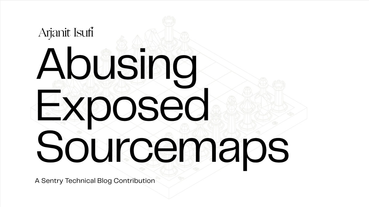 Abusing Exposed Sourcemaps
